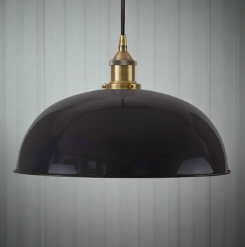 Navy Blue Worcester Painted Pendant Light